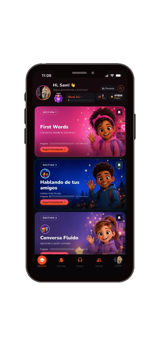 Choco learning app interface preview 3