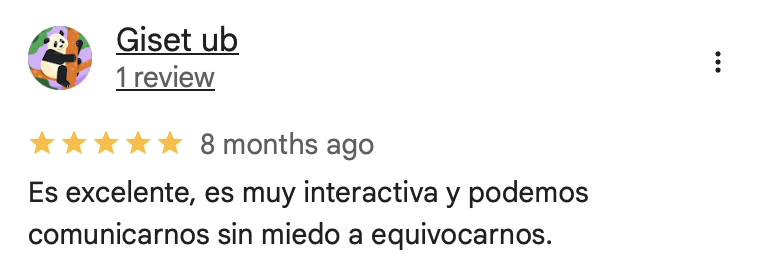Toca para ampliar Reseña de estudiante 10